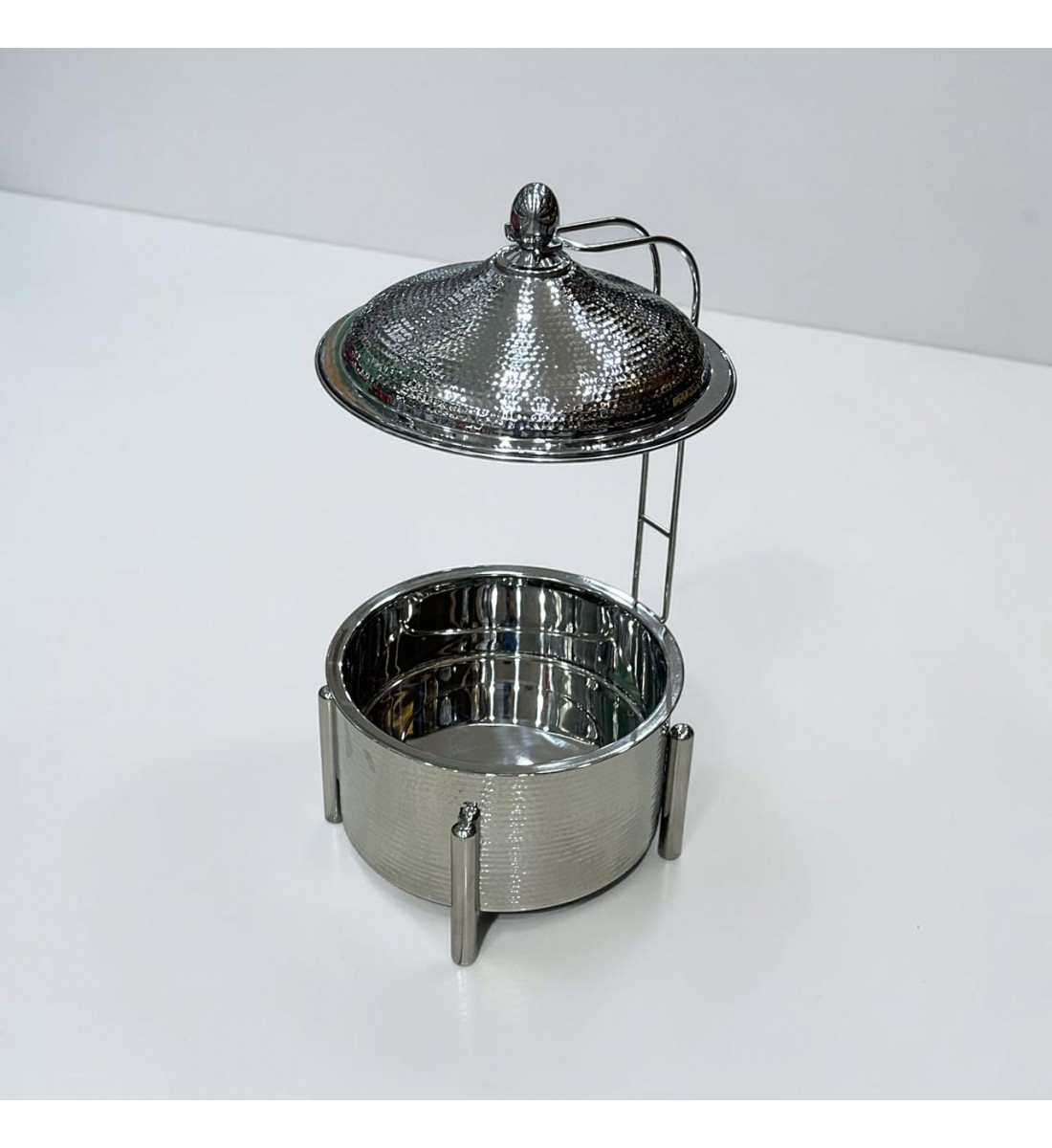 سخان طعام من الستانلس ستيل هندي غطاء استيل8لتر 