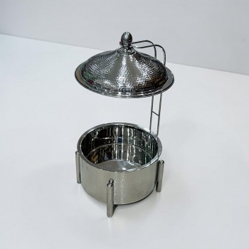 سخان طعام من الستانلس ستيل هندي غطاء استيل8لتر 