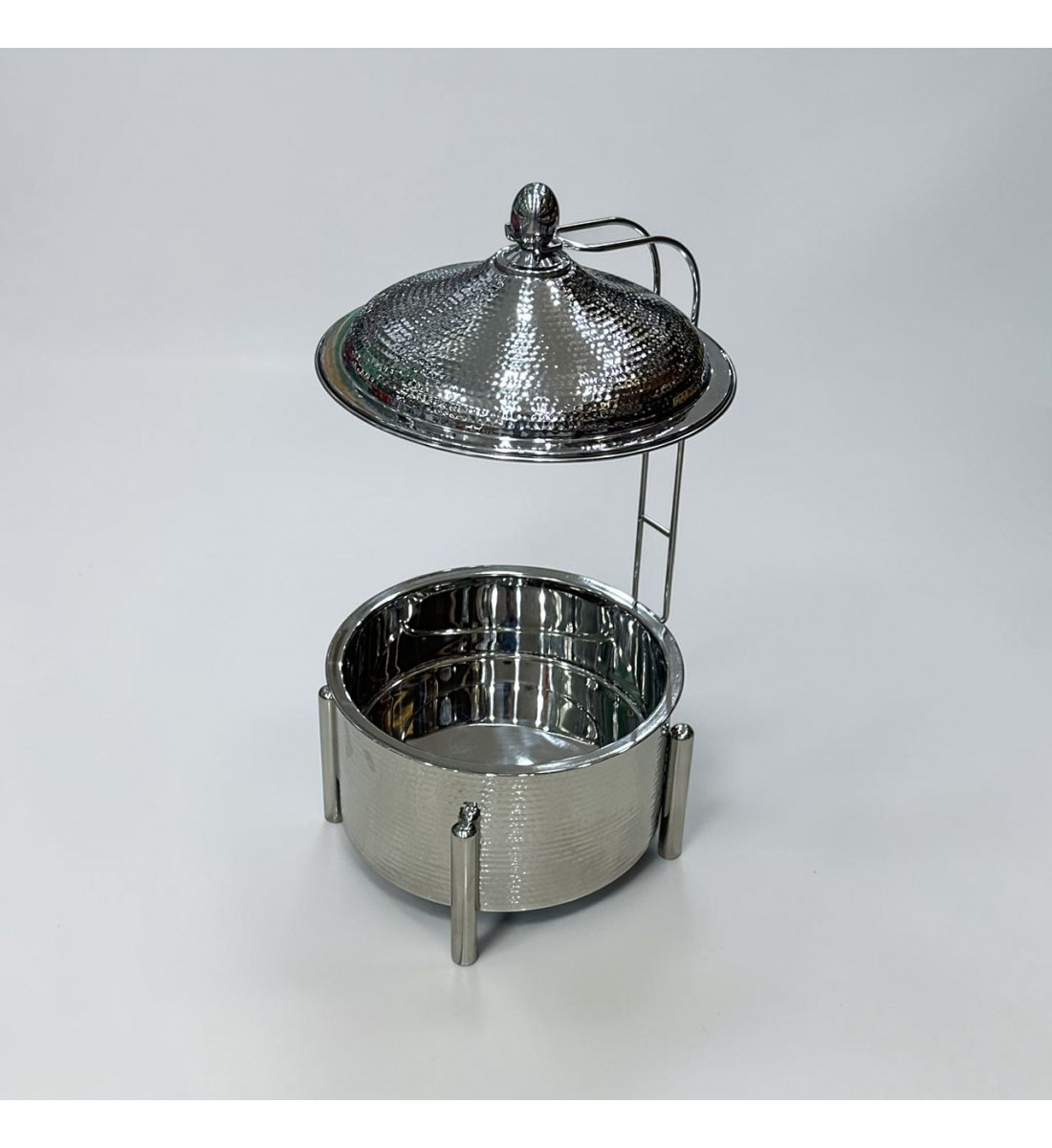 سخان طعام من الستانلس ستيل هندي غطاء استيل8لتر 