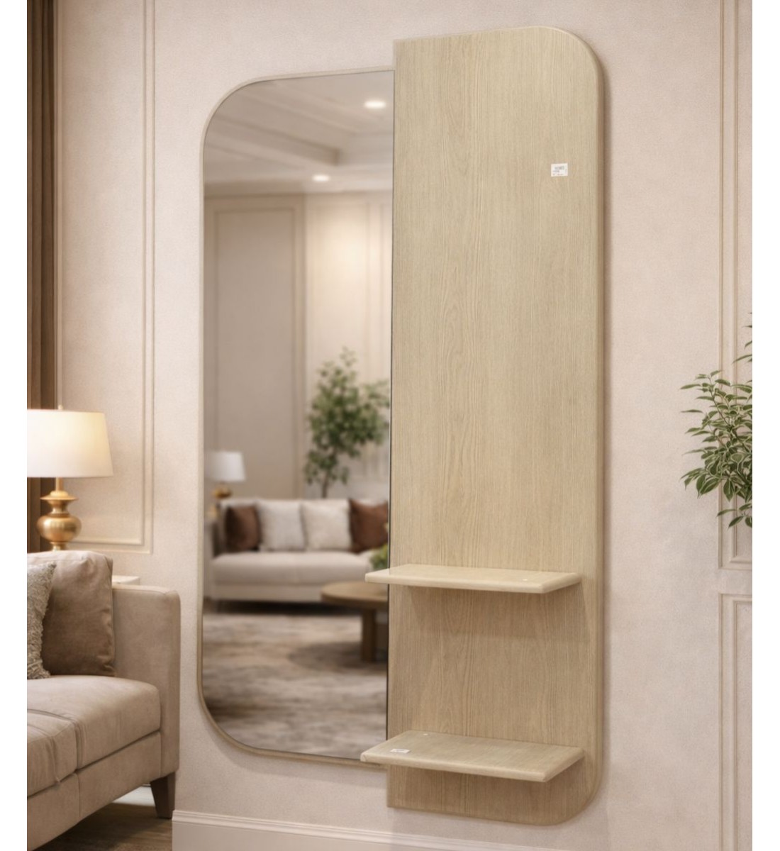 مرايه جداريه  مع علاق  185×100سم (منتج تفصيل )