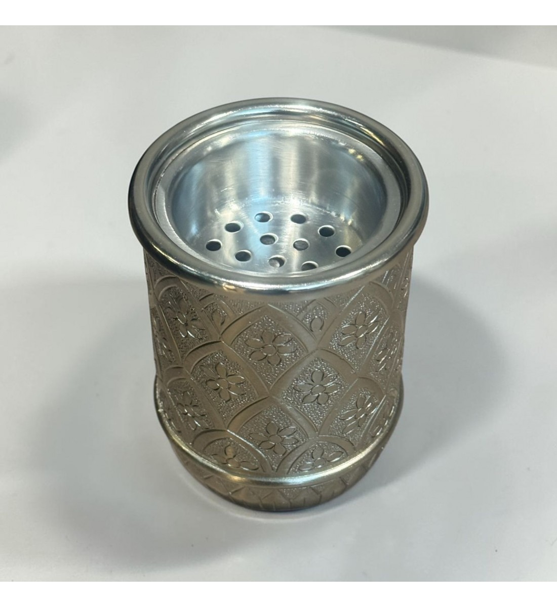 مبخرة المونيوم بنقشة 15×10×10سم 