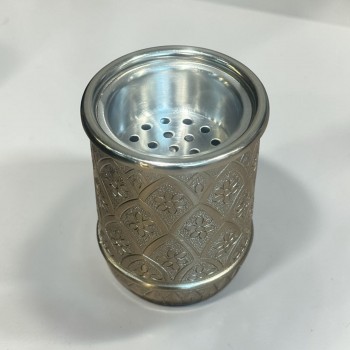 مبخرة المونيوم بنقشة 15×10×10سم 