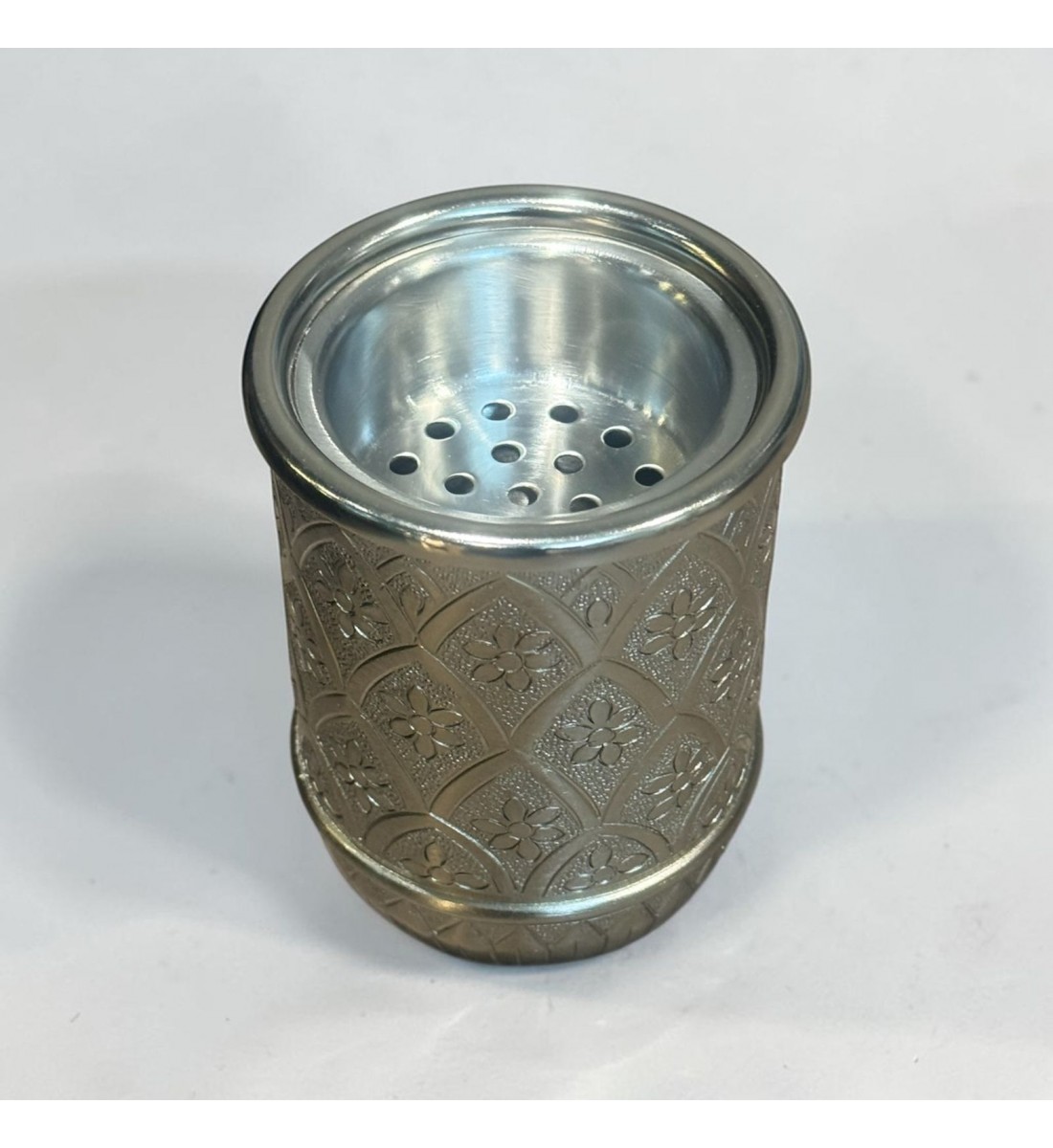 مبخرة المونيوم بنقشة 15×10×10سم 