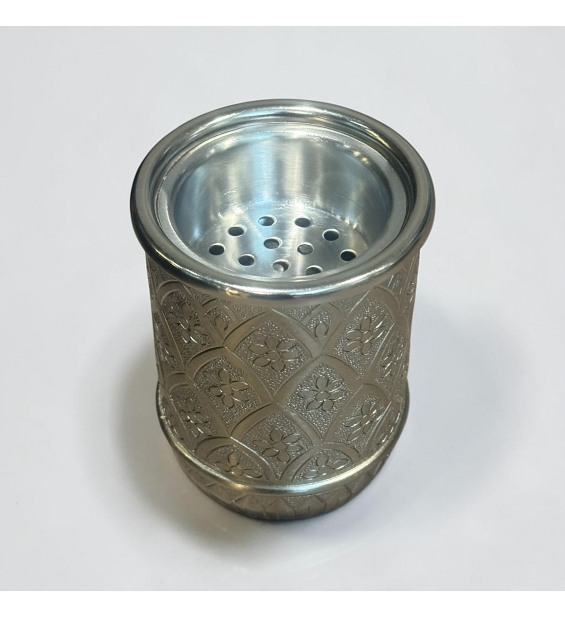 مبخرة المونيوم بنقشة 15×10×10سم 