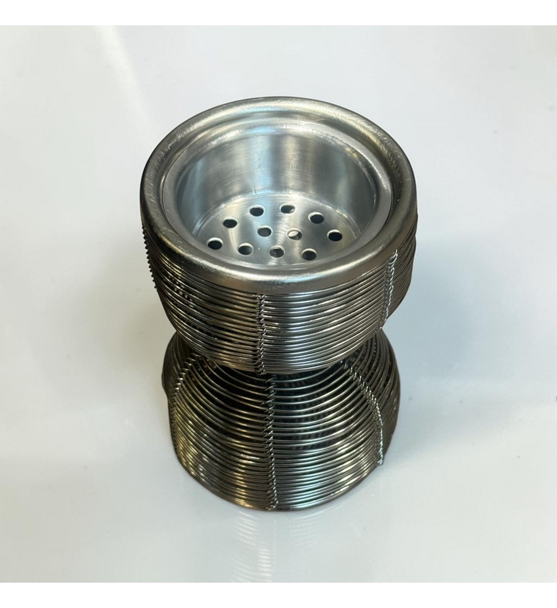 مبخرة المونيوم بنقشة 12×10×10سم 