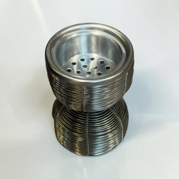 مبخرة المونيوم بنقشة 12×10×10سم 