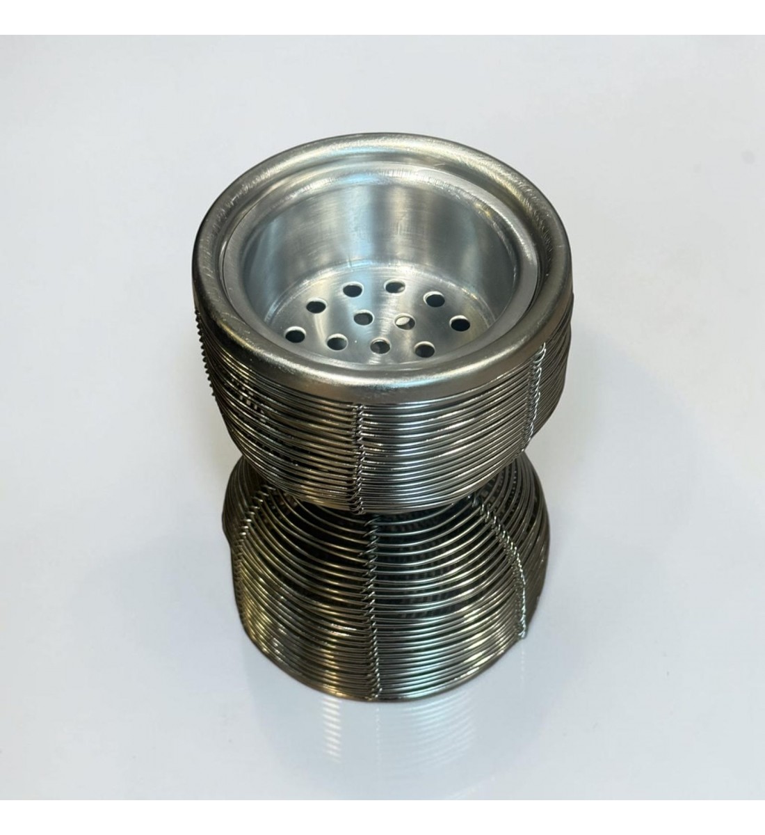 مبخرة المونيوم بنقشة 12×10×10سم 