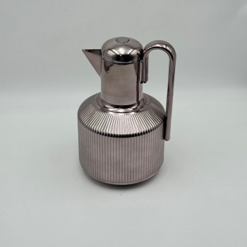 ترمس أنيق بتصميم عصري يجمع بين البساطة والفخامة، مصنوع من هيكل معدني1لتر 