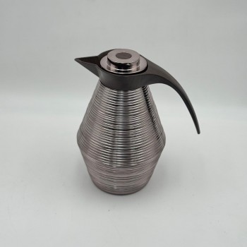 ترمس أنيق بتصميم عصري يجمع بين البساطة والفخامة، مصنوع من هيكل معدني1لتر 