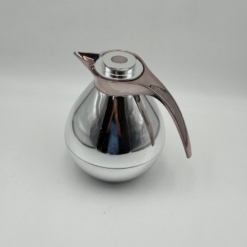 ترمس أنيق بتصميم عصري يجمع بين البساطة والفخامة، مصنوع من هيكل معدني1لتر 