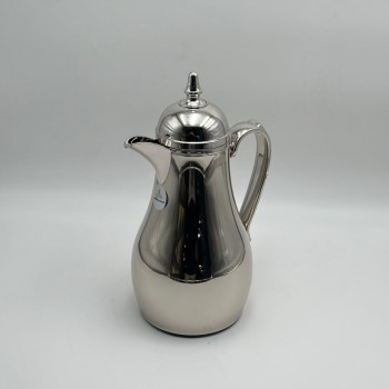 ترمس أنيق بتصميم عصري يجمع بين البساطة والفخامة، مصنوع من هيكل معدني1لتر 