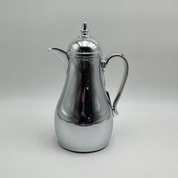 ترمس أنيق بتصميم عصري يجمع بين البساطة والفخامة، مصنوع من هيكل معدني1لتر 