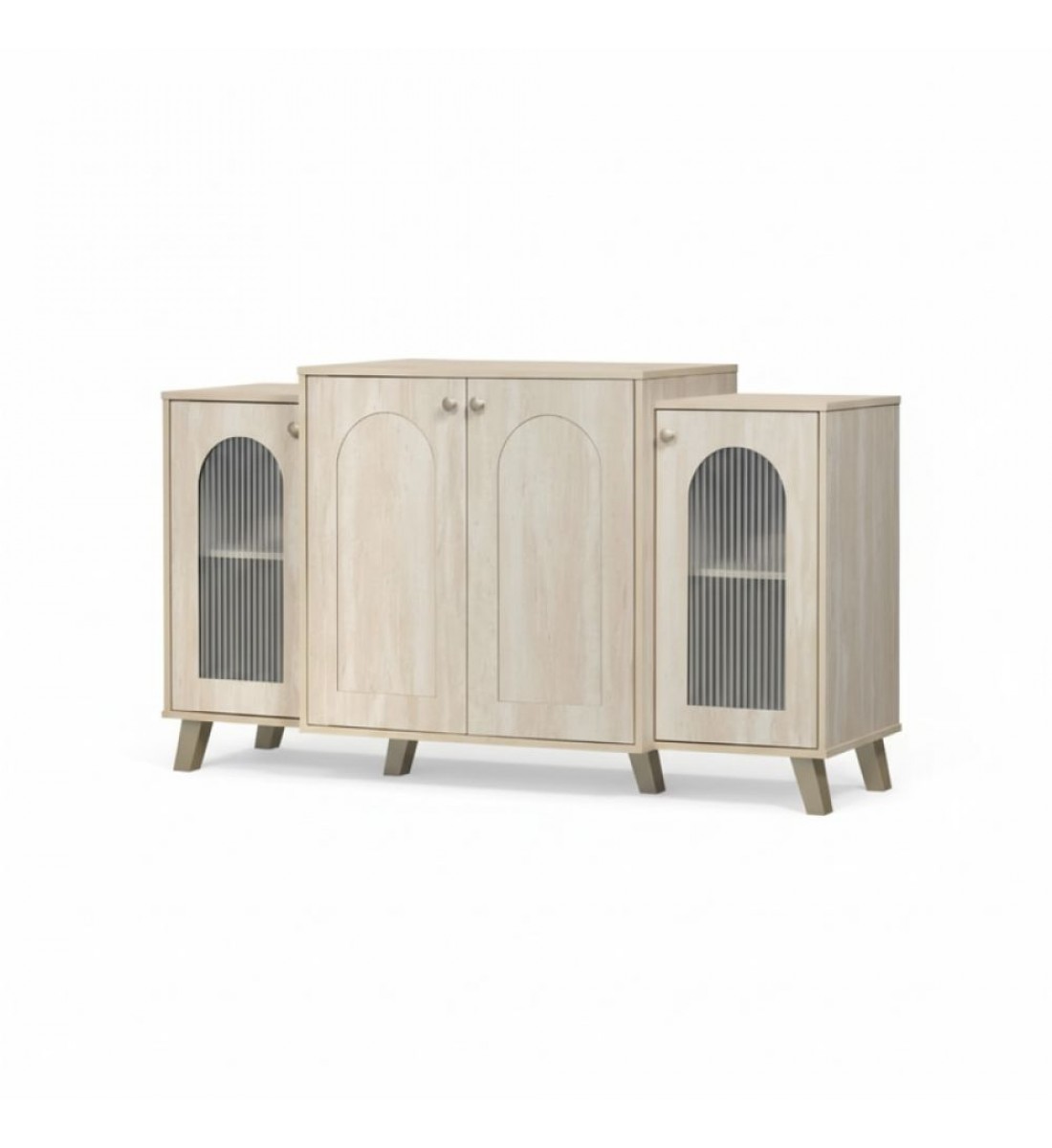 دولاب بوفية خشبي لمسة فخامة فاخرة