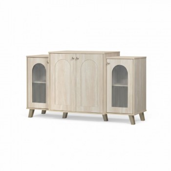 دولاب بوفية خشبي لمسة فخامة فاخرة