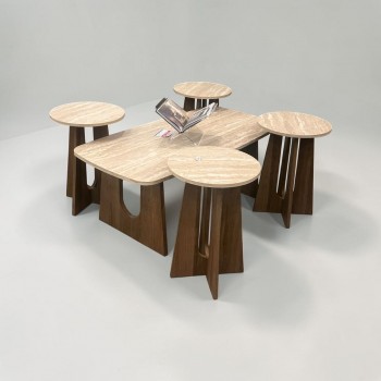 طقم طاولات وسط 5قطع 