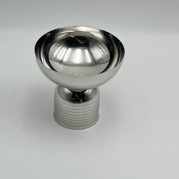 صحن تقديم معدنية فاخرة – تصميم أنيق وعصري15×15×15سم 