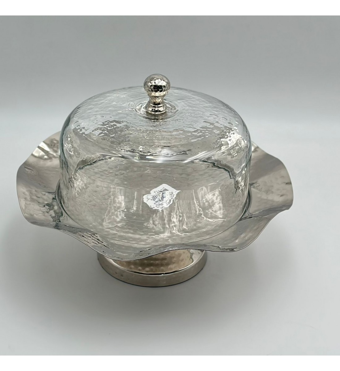 صحن تقديم كيك بغطاء 30×30×20سم