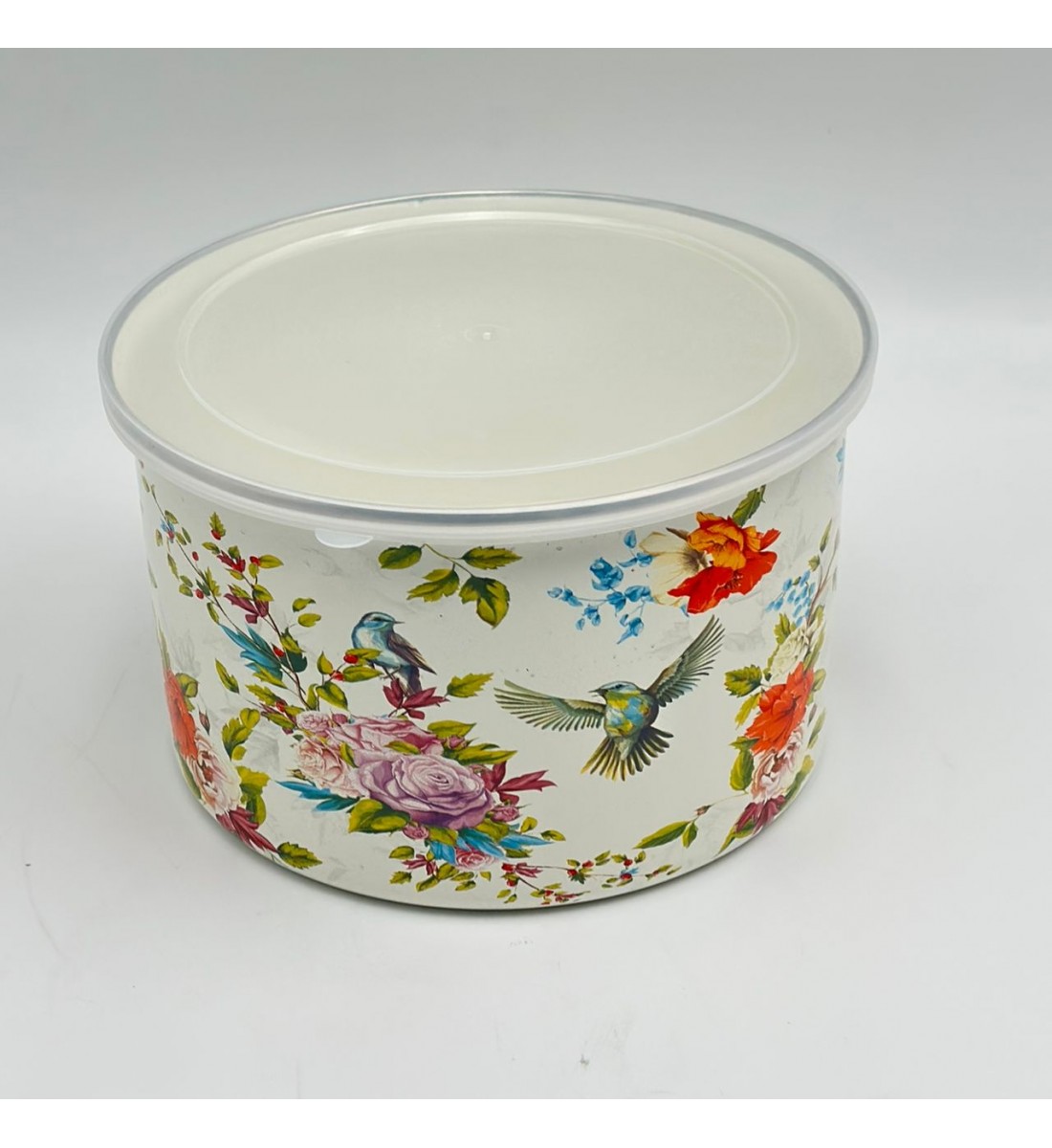 حافظة مدور بغطاء 19×19×11سم 