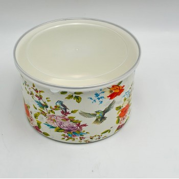 حافظة مدور بغطاء 19×19×11سم 