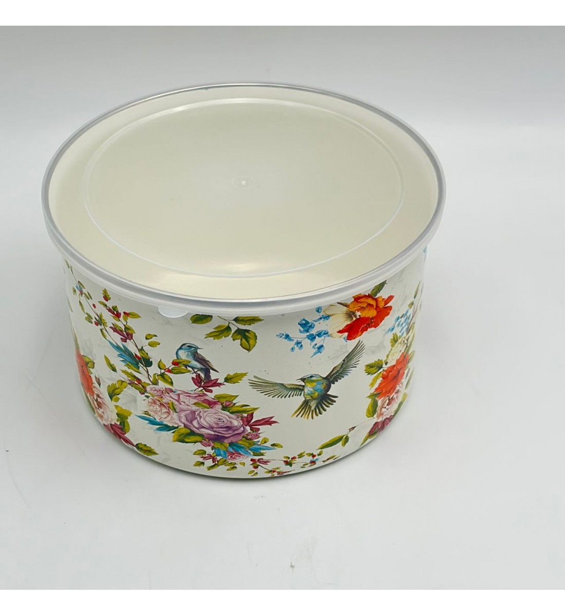 حافظة مدور بغطاء 19×19×11سم 