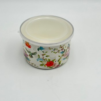 حافظة مدور بغطاء13×13×8سم