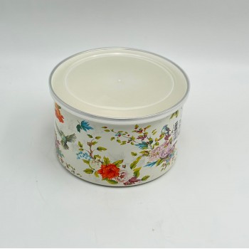 حافظة مدور بغطاء17×17×10سم 