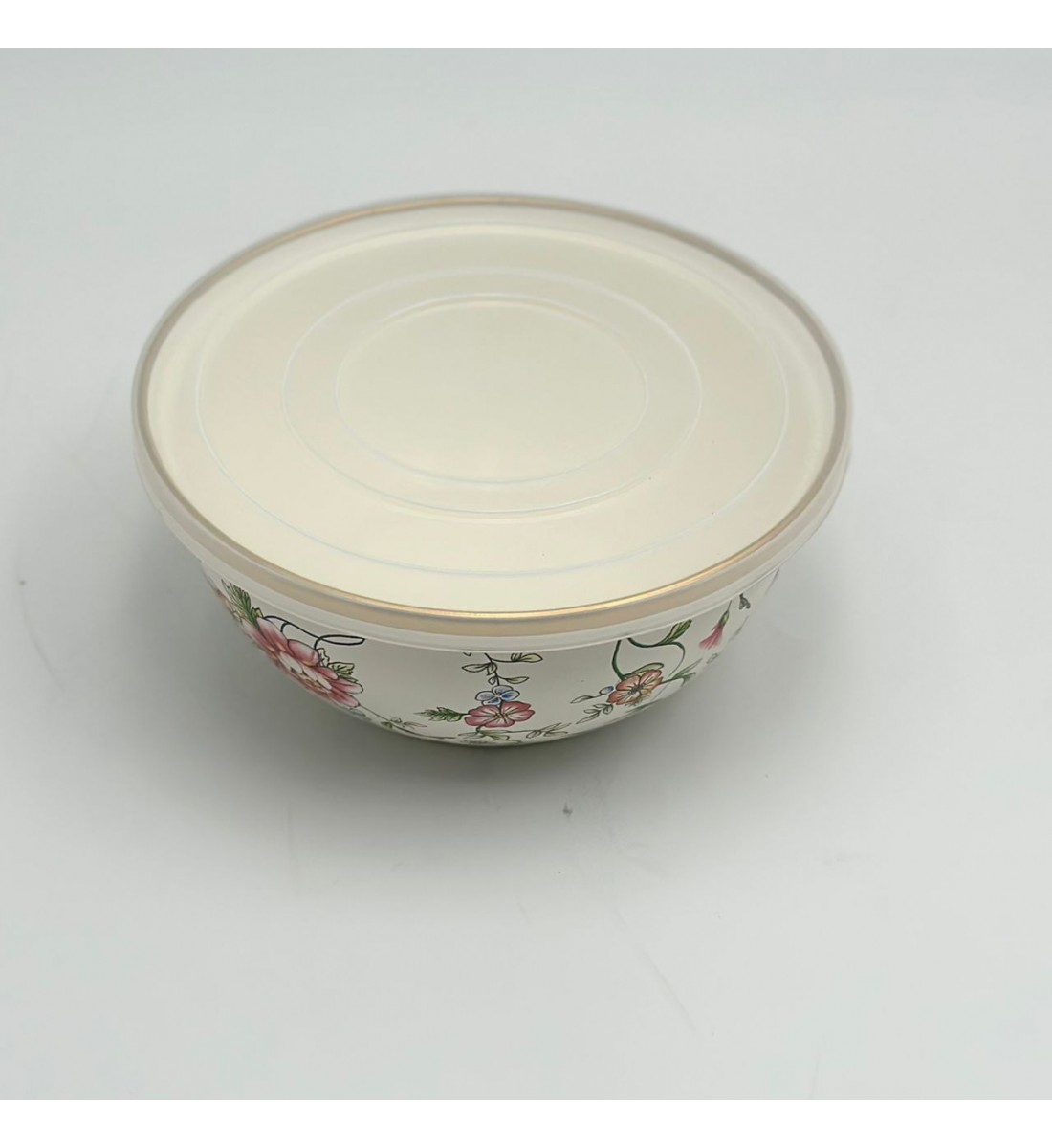 حافظة مدور بغطاء16×16×8سم