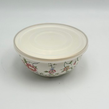 حافظة مدور بغطاء16×16×8سم