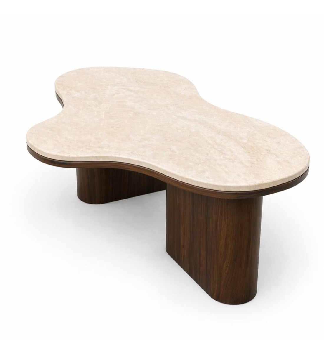 طاوله رئيسية مفرده بتصميم مميز وفاخر سطح رخام115×66×42سم 