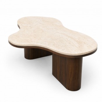 طاوله رئيسية مفرده بتصميم مميز وفاخر سطح رخام115×66×42سم منتج تفصيل 