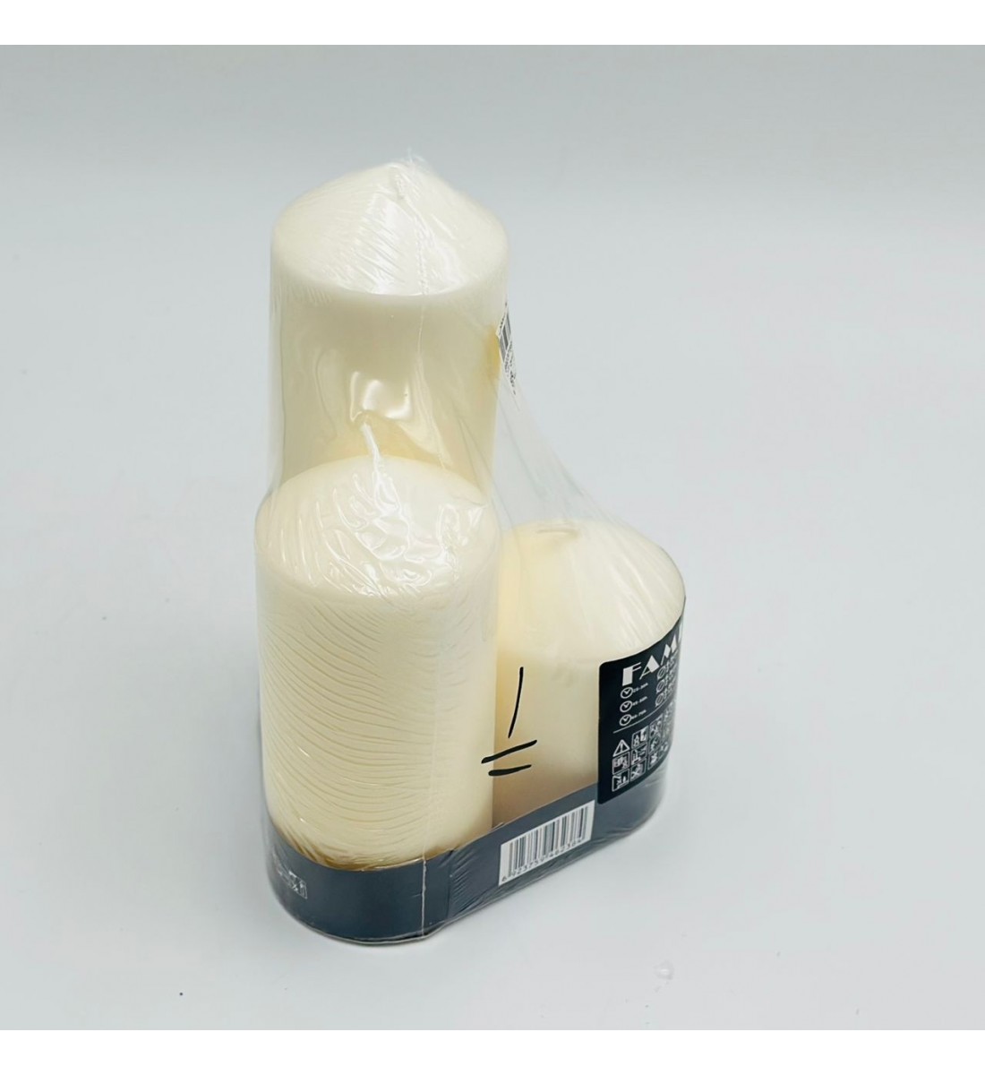 حزمة شموع غير معطّرة1*3