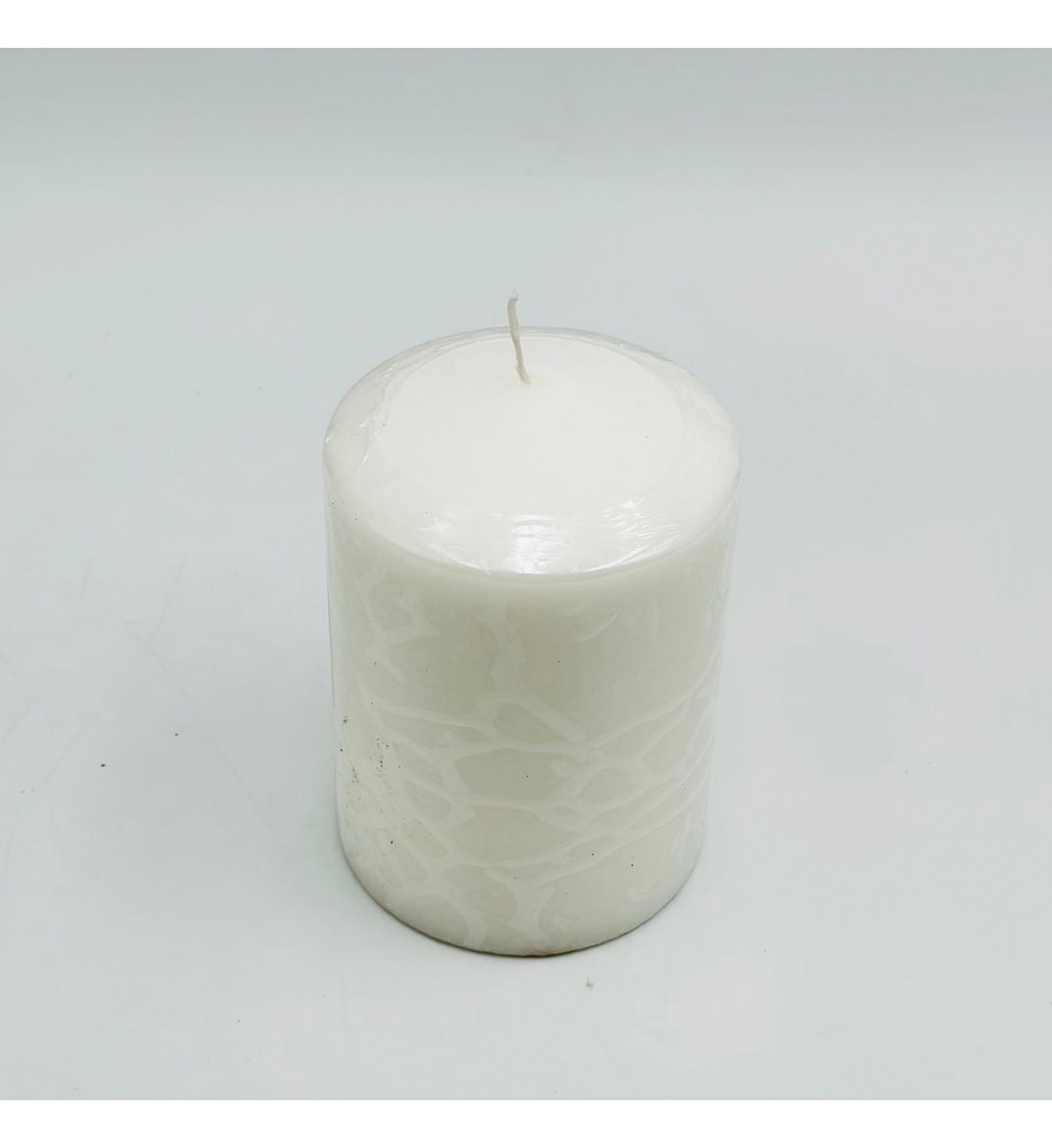 شمع غير معطّرة ابيض 10×15سم