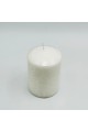 شمع غير معطّرة ابيض 10×15سم