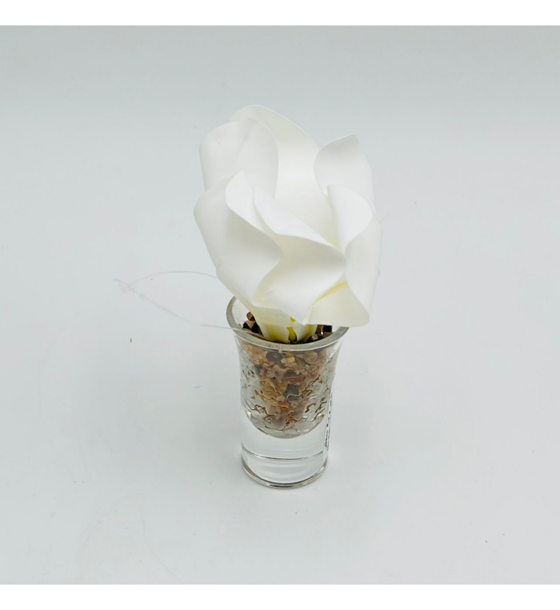 فازة ورد صناعي حجم ميني