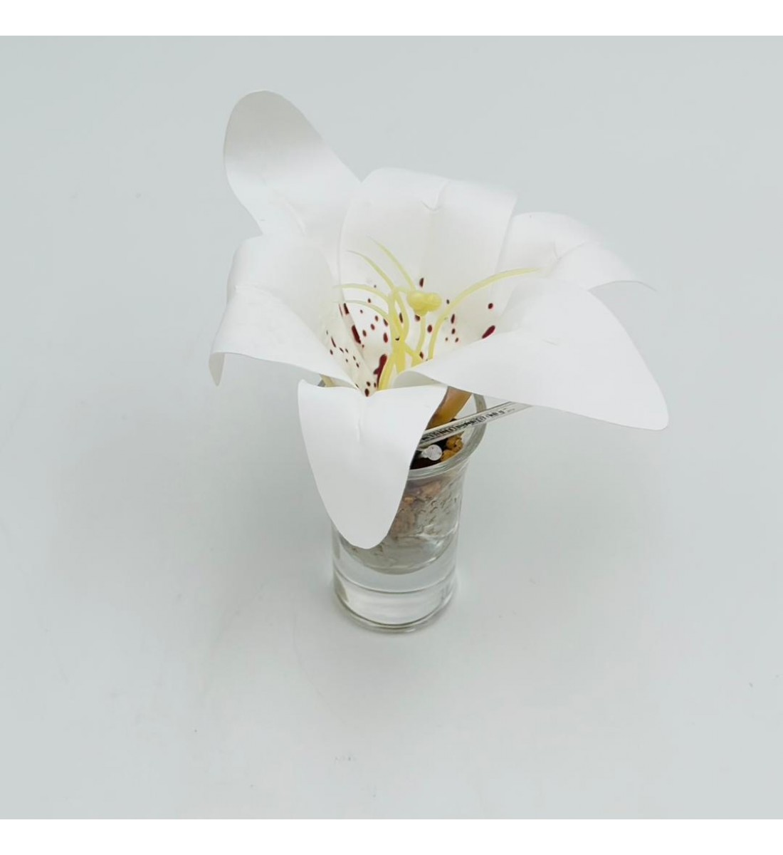 فازة ورد صناعي حجم ميني