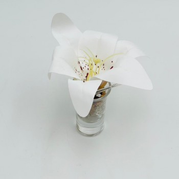 فازة ورد صناعي حجم ميني