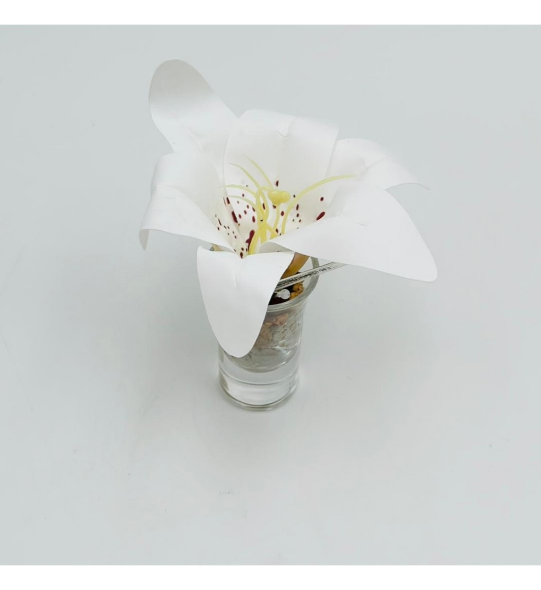 فازة ورد صناعي حجم ميني