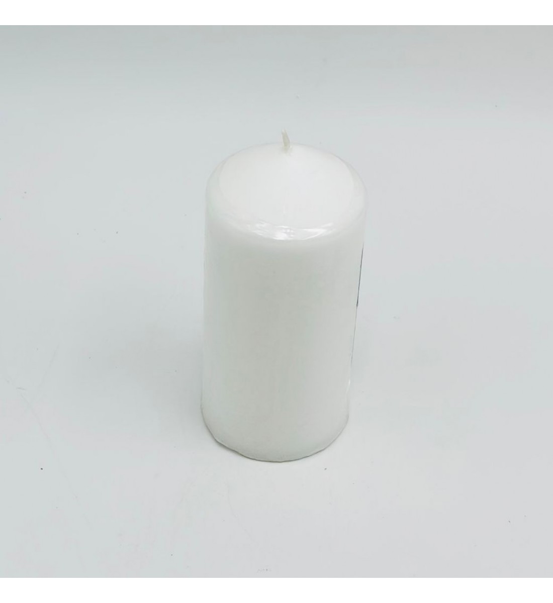 شمع غير معطّرة ابيض عريض
