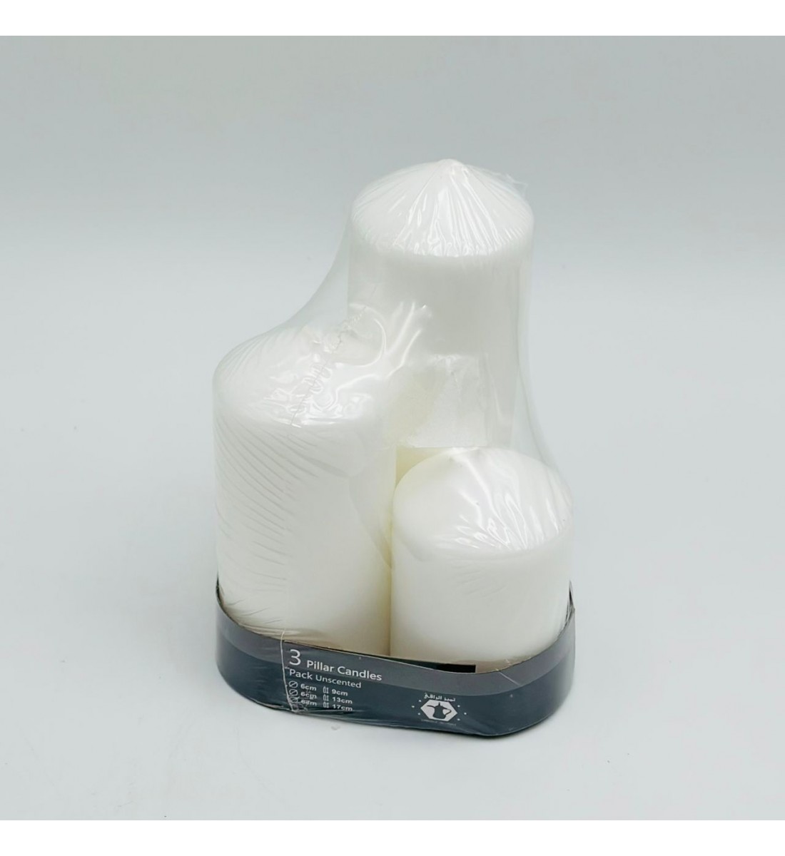 حزمة شموع غير معطّرة1*3