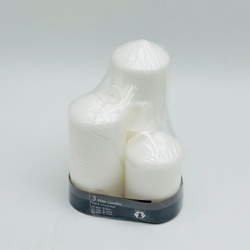 حزمة شموع غير معطّرة1*3