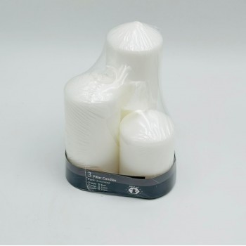 حزمة شموع غير معطّرة1*3