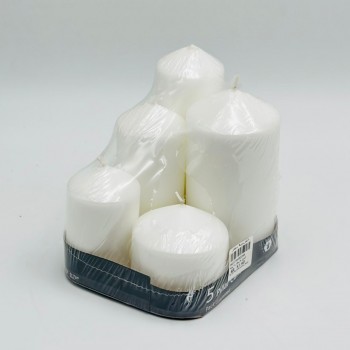 حزمة شموع غير معطّرة 1*5