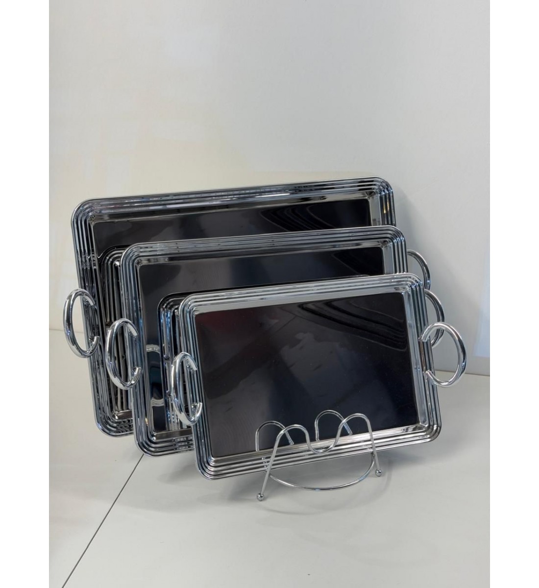 طقم تباسي استيل 3حبات 