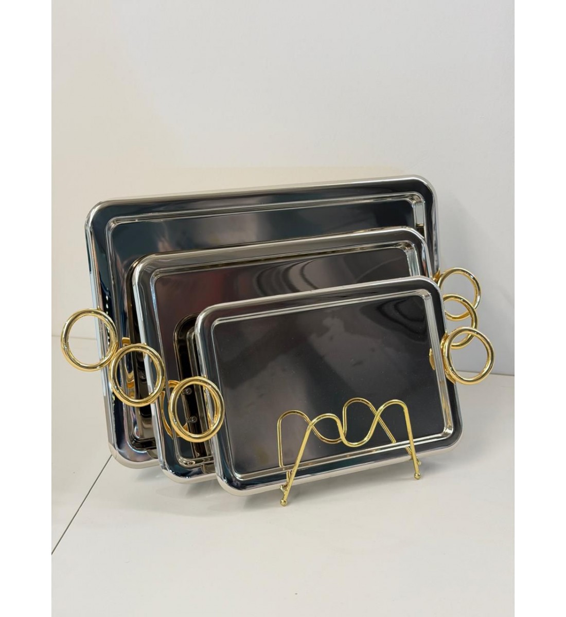 طقم تباسي استيل 3حبات 