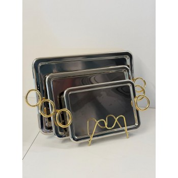 طقم تباسي استيل 3حبات 