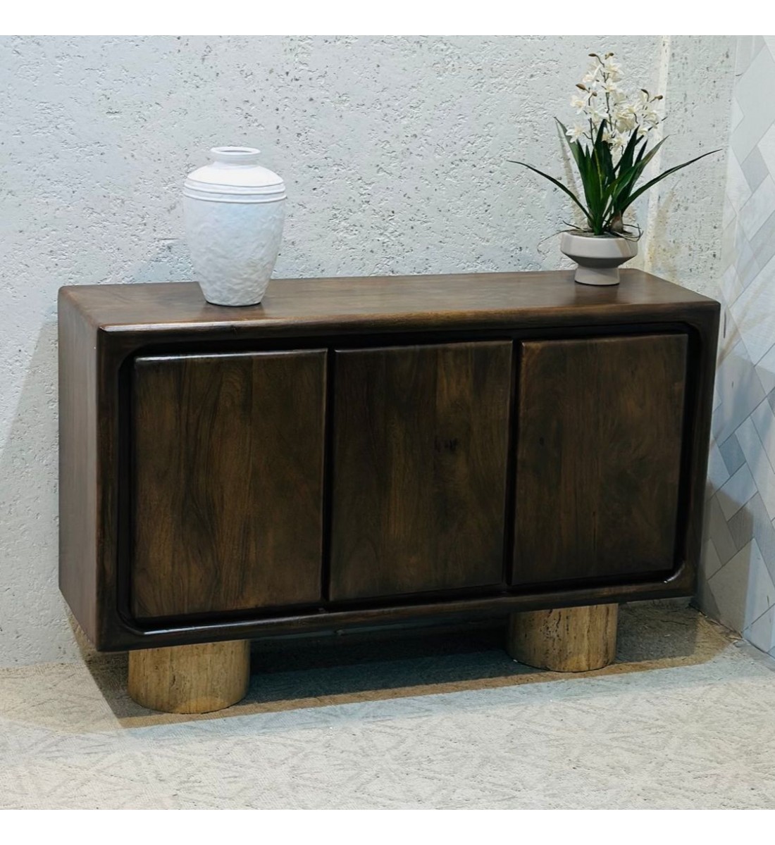 كورنور جانبية من ستانلي بثلاثة أبواب 120×35×78سم 