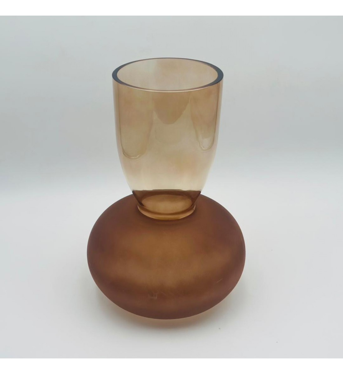 فازه زجاج  تصميم كلاسيك مقاس 13×13×30سم 