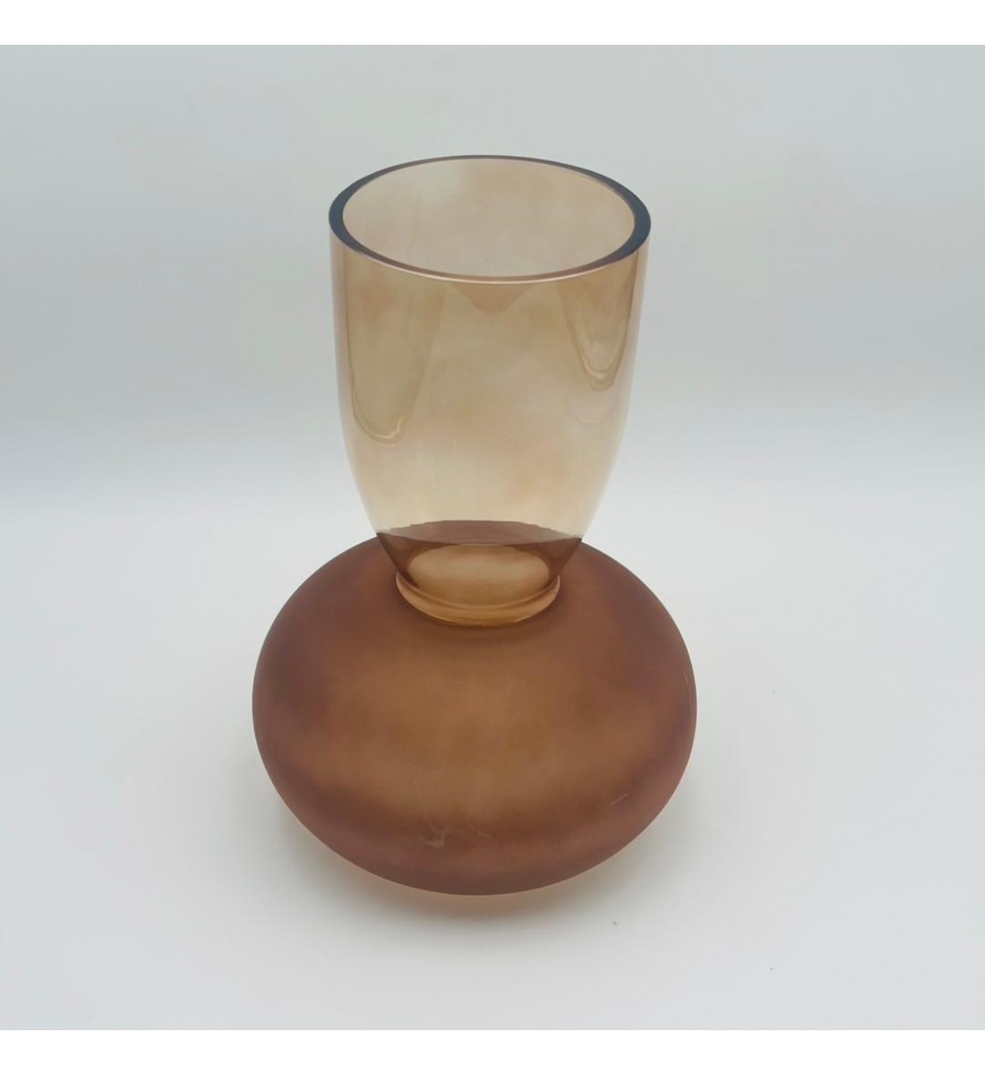 فازه زجاج  تصميم كلاسيك مقاس 13×13×30سم 