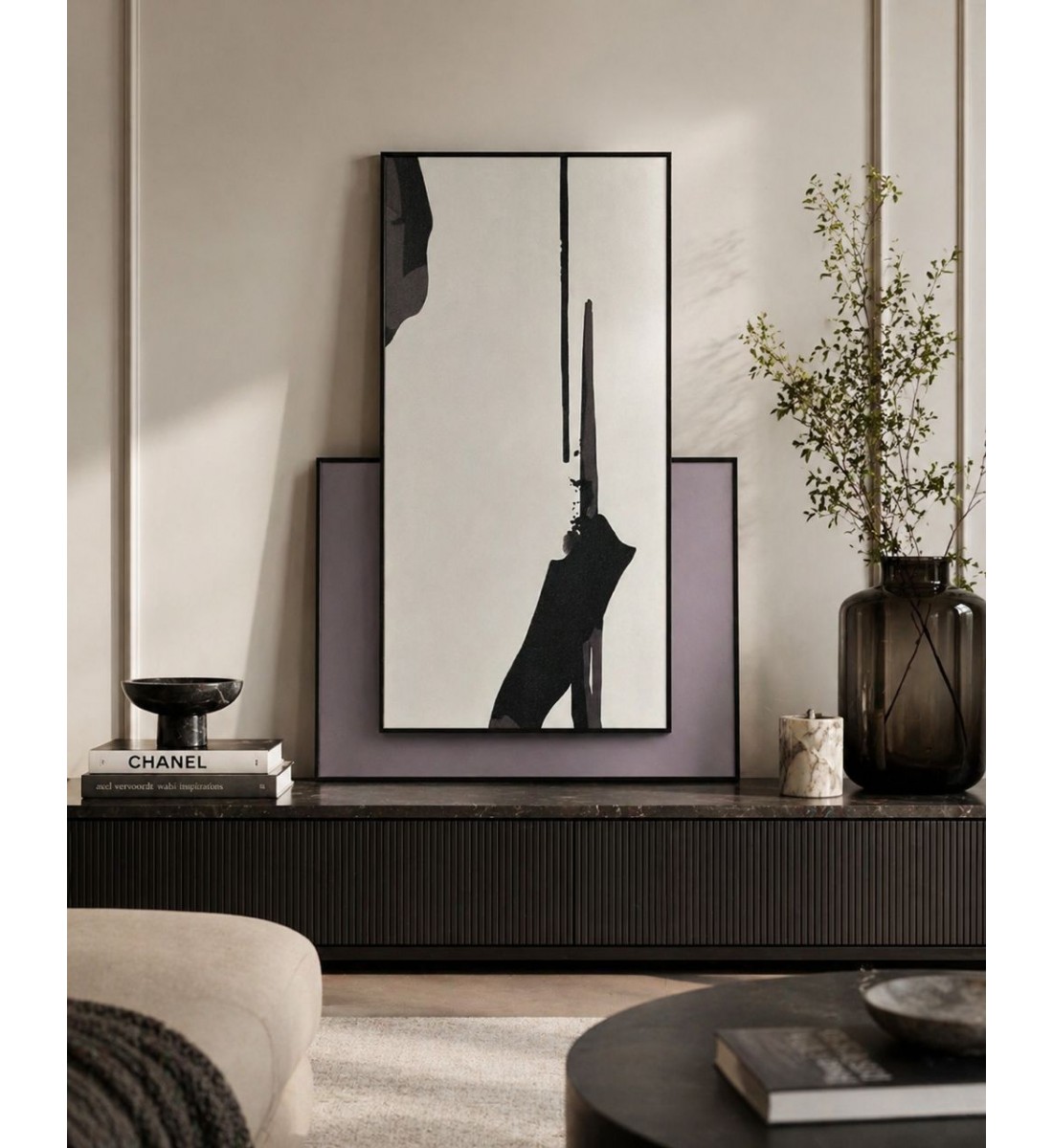 لوحة فنية جدارية منظر 120×60سم //60×80سم 