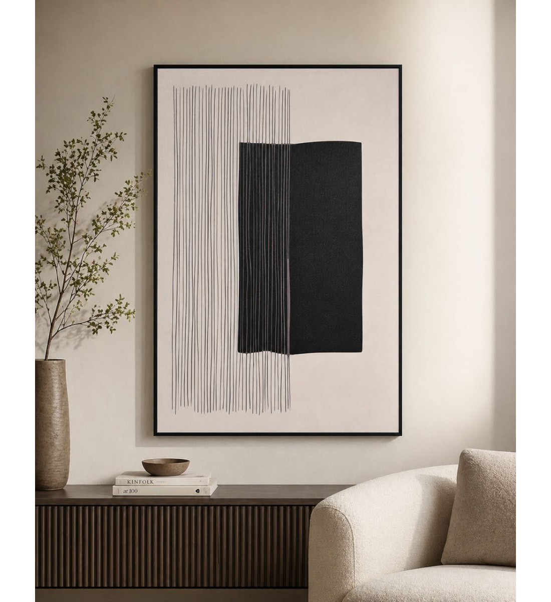 لوحة فنية جدارية منظر 120×80سم 